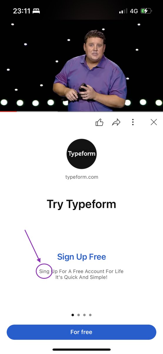 We're singing up as loud as we can <a href="/typeform/">Typeform</a> - any special requests?