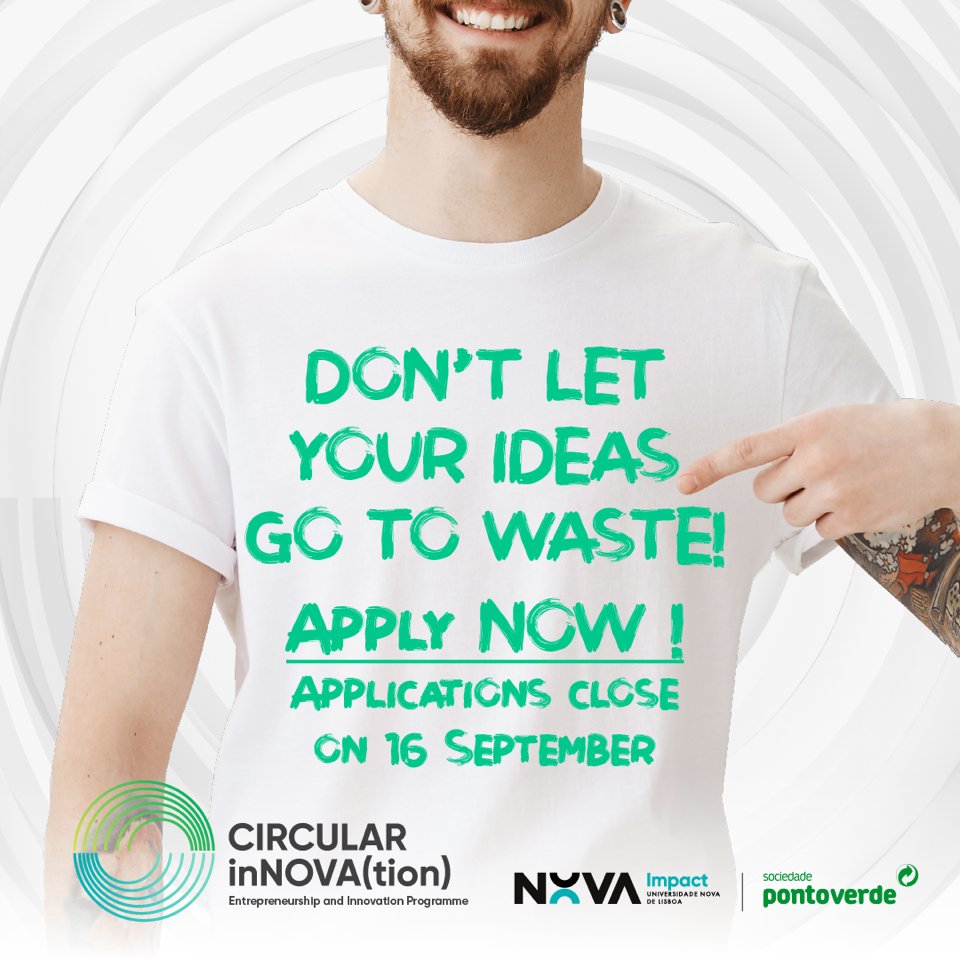 Do you have a groundbreaking idea to address packaging waste issues? Seize this opportunity to bring your idea to life! Apply now. More info: lnkd.in/g9V6vqCt