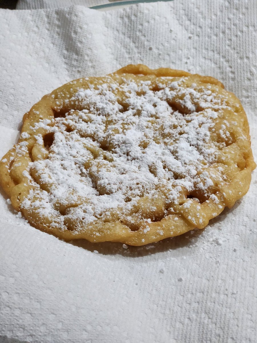 Made some funnel cakes this morning for Hadley and they turned out 🔥🔥🔥  #HEB  #FUNNELCAKE