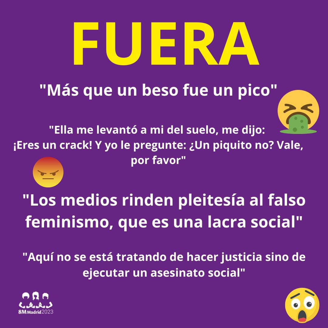 FUERA RUBIALES INMEDIATAMENTE.

Que le cesen. Que le echen. Que se vaya . YA.

Por las futbolistas, por nuestras deportistas, por nuestras campeonas.