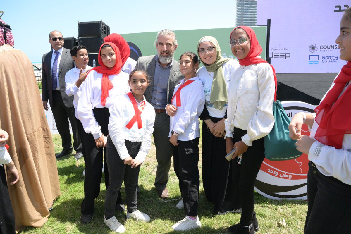 JeremyUNICEF's tweet photo. Celebrating the impactful results of the National Initiative for #GirlsEmpowerment "#Dawwie" in #Alamein under the auspices of Ms Entissar ElSisi, across #Matrouh, #ElArish, #Giza, #Alexandria, & #Sohag. Aligning with Egypt's #ChildEmpowerment & the One Nation initiatives. https://t.co/59yXxV2cGp