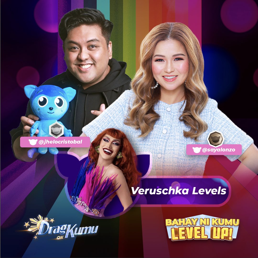 jhelocristobal's tweet photo. Kumunizens, get ready to meet the goddess! @VeruschkaLevels in Bahay ni Kumu Level UP!  Mga mamsh… baka may mangyari 👀 kaya dapat watch kayo! Aug29 sa @kumuph 8pm! Boogsh! #DragRacePH @sayalonzo @MrsWise03 https://t.co/niOtctIAuJ