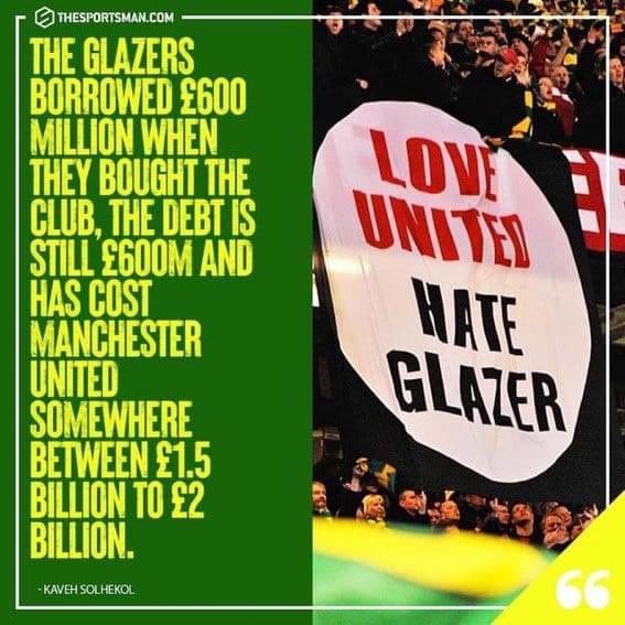 We will never forget what the parasites did to our beautiful club. 🖕🇾🇪

#GlazersOut #LoveUnitedHateGlazers #SellOurClub