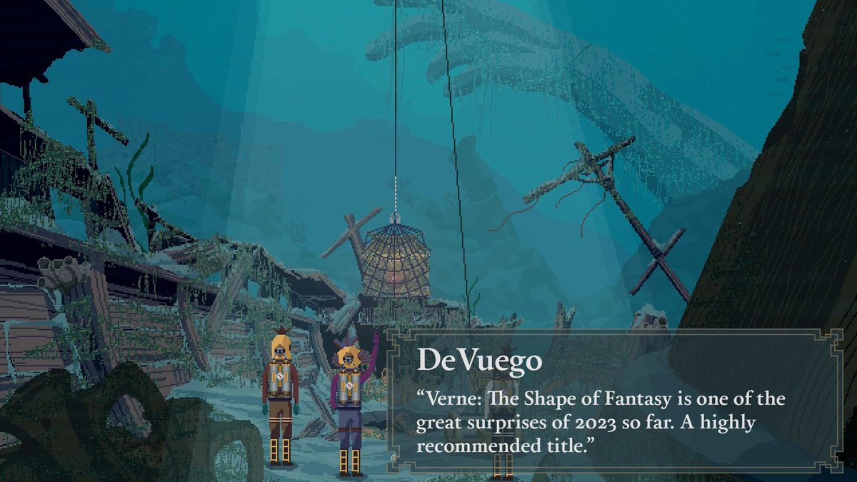 "A wonderful and original story told in a friendly and fun graphic adventure."

🌊 <a href="/DeVuego/">DeVuego ®</a>

devuego.es/blog/2023/08/2…