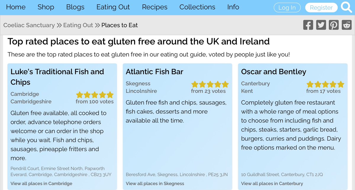 So thrilled to be the Top rated place to eat gluten free in UK &amp; Ireland on Coeliac Sanctuary Eating Out Guide! #glutenfree tonight as usual #fishandchips #takeaway #papwortheverard #WeLoveSouthCambs <a href="/VisitSouthCambs/">Visit South Cambs</a>