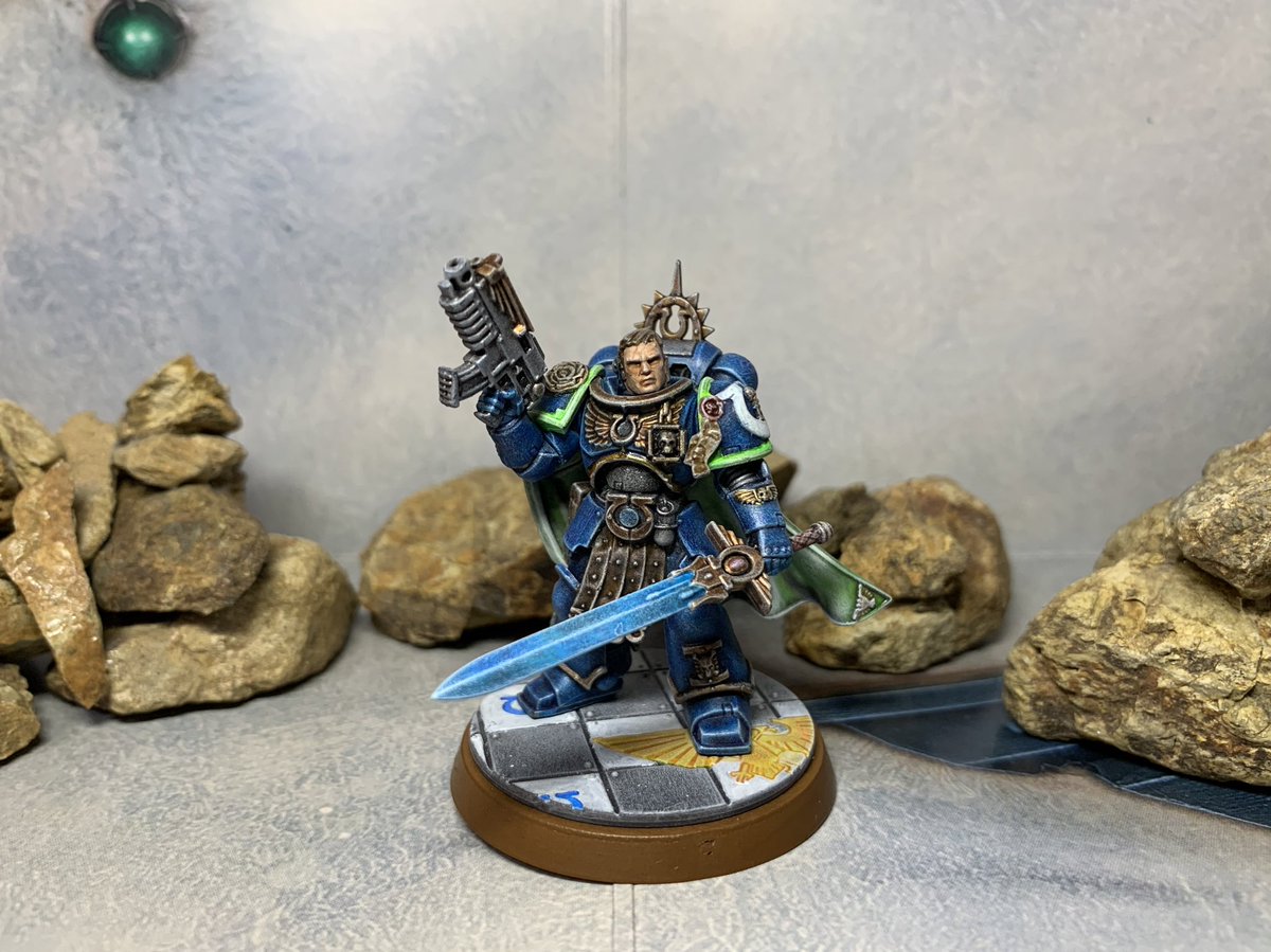 ウルトラマリーン中隊長ウリエルヴェントリス完成しました！イケメン