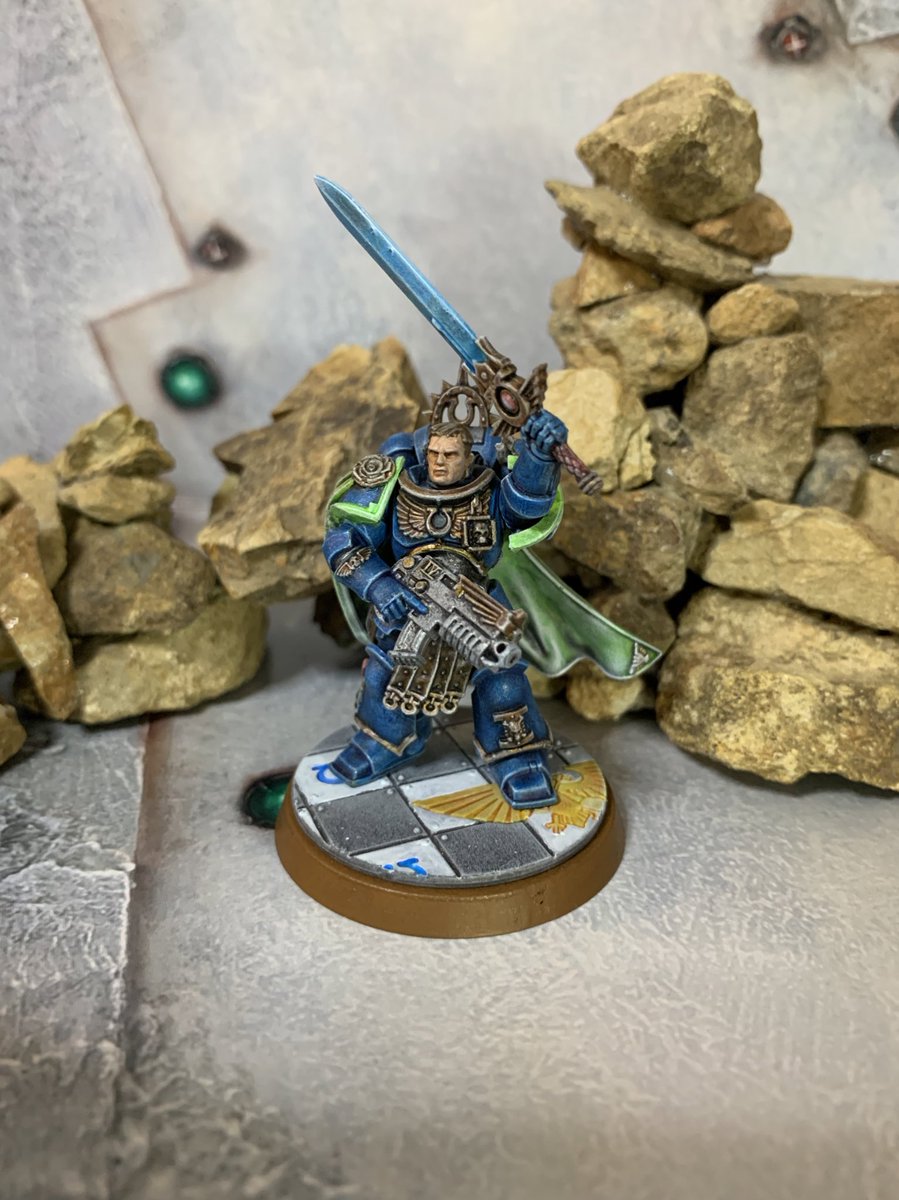 ウルトラマリーン中隊長ウリエルヴェントリス完成しました！イケメン