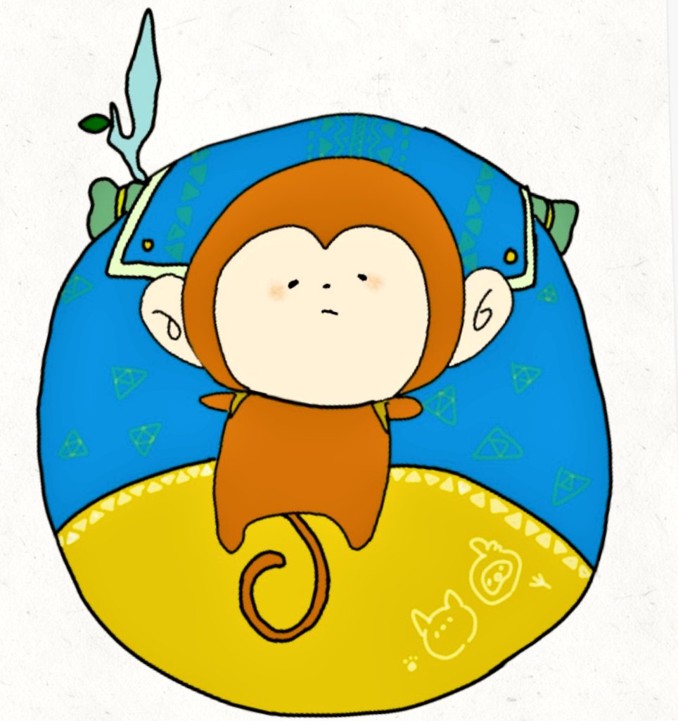 サルさんばーじょん！
トライフォース柄!
ちなみにきーたんは桃柄デス！

画像複数上げたいのに一枚一枚しか上げられない機械オンチな私を許して…