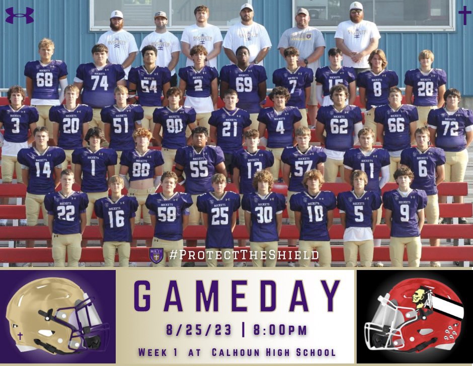 CatholicRoutt's tweet photo. We’ve waited 293 days to say this… 🏈

Wake Up Rocket Nation it’s GAMEDAY!

#GoRockets 🚀 #BeatCalhoun https://t.co/uQqPDXRSH0