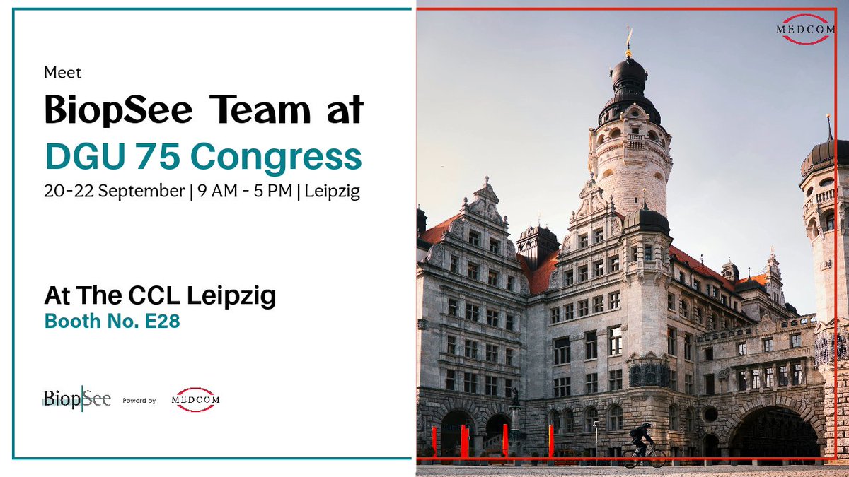 Connect with our MedCom team and discover our full Systems and solutions by joining us at #DGU #Biopsee #kongress #leipzig #messe #urologist
rb.gy/buqgu