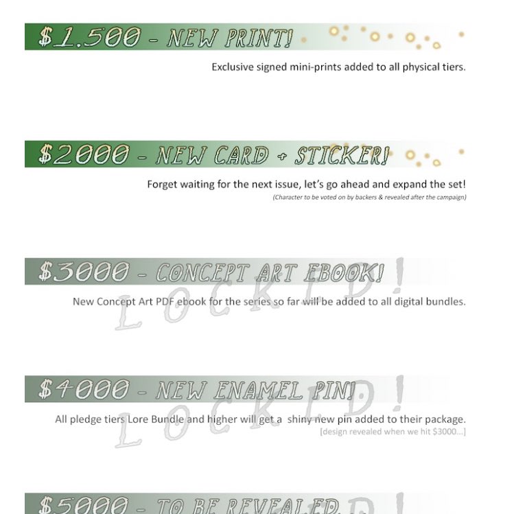 CR_Fahey's tweet photo. Ending β¨ TODAY β¨ with 2 stretch goals met so far and (totally intentionally) in time for #fallfaves ! π
As of last night, a 3rd new trading card has been unlocked for backers! The character (or critter) will be voted on after the campaign π https://t.co/ftr8WGaHa9