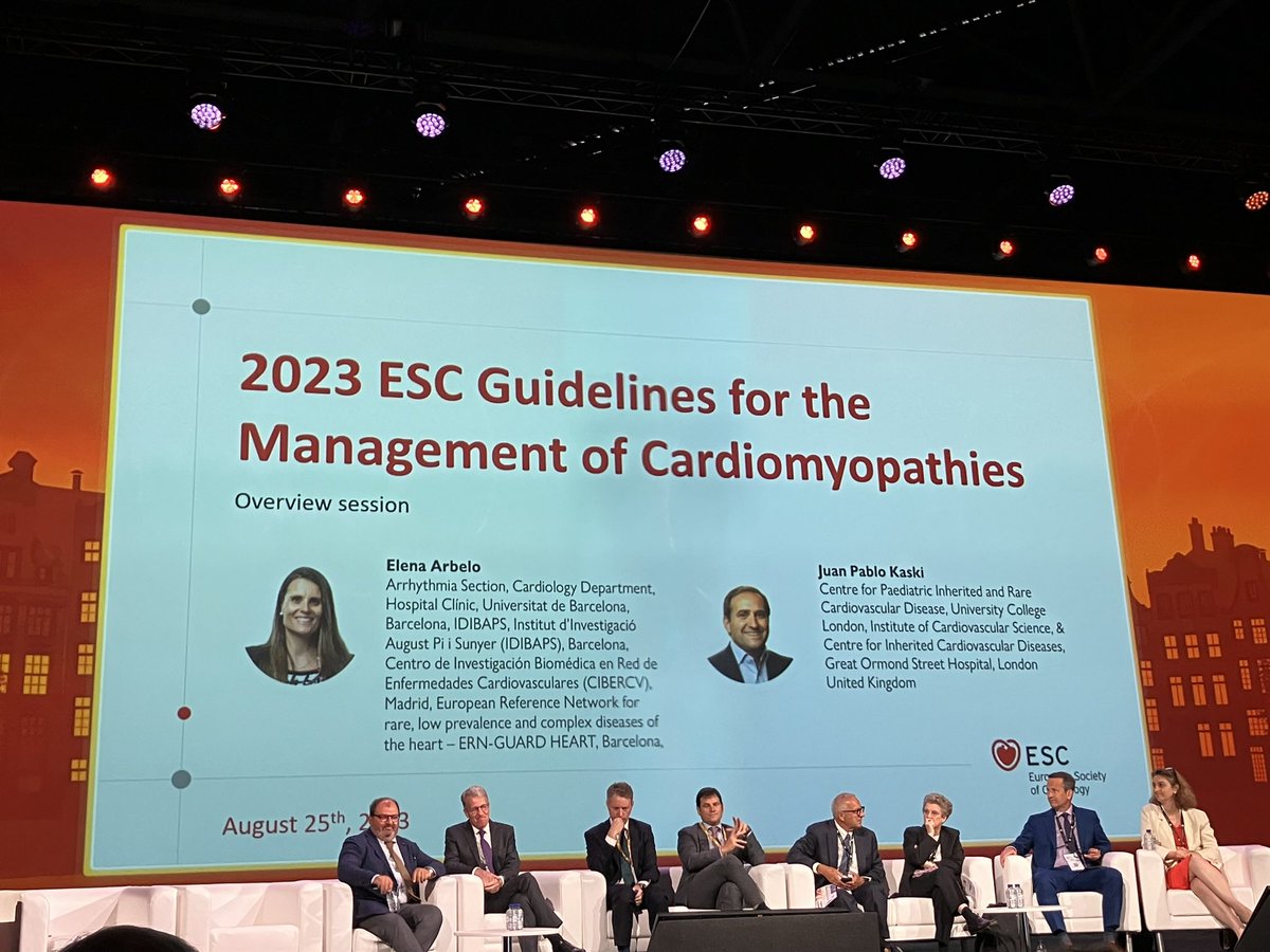 The new 2023 #ESC guidelines for the management of #cardiomyopathies are out. 

They will widen access to high quality care for cardiomyopathy patients around the world!

academic.oup.com/eurheartj/adva…