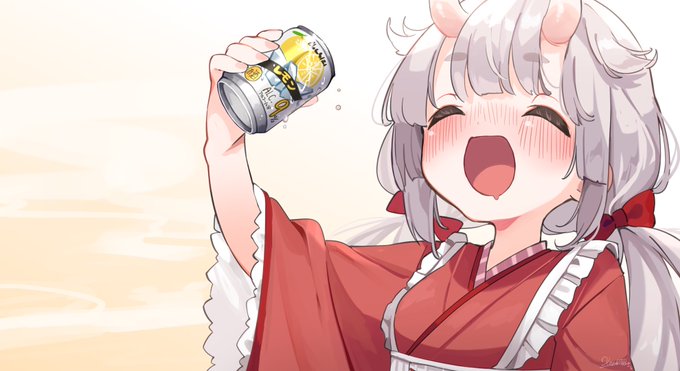 「缶ビール ロングヘアー」のTwitter画像/イラスト(新着)