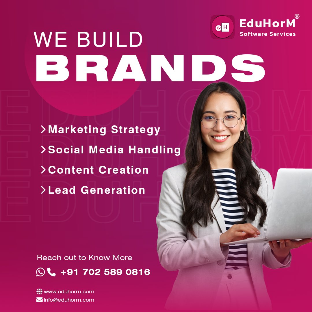 We are now providing digital marketing services. Contact us for more details
📧 info@eduhorm.com
☎️ +91 7025890816

#digitalmarketing #contentmarketing #contentcreation #marketing #marketingstrategy #leadgeneration