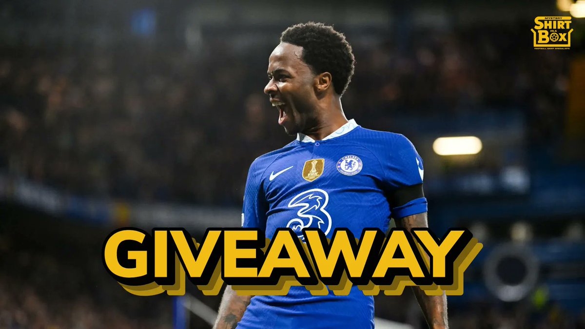 theshirtinabox's tweet photo. If Raheem Sterling scores ANYTIME tonight for Chelsea against Luton we'll giveaway a Mystery Football Shirt 📦 ⚽ 

To enter 👇 

🔄  Retweet this tweet 
🤝  Follow us 

Good Luck! https://t.co/G7O6gGAiCG https://t.co/IDvlae0Qre