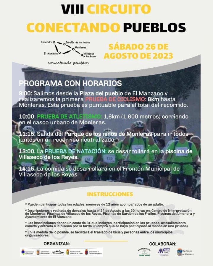 Ayer cerramos las inscripciones y esta edición va a ser una de las más numerosas con 250 inscritos entre participantes y voluntarios. El sábado esperamos que sea una buena jornada para todos. Muchas gracias por vuestra participación. 🚴🏃‍♂️🏊