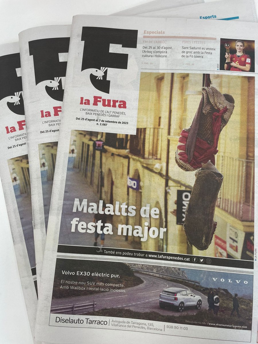 LaFuraCoop's tweet photo. Bon dia!

📢📢 Ja tenim la Fura d'aquesta setmana a les fleques! Amb un tema dedicat a la festa major i a qui la viu de forma especial. 👇 https://t.co/Jeh6tolMAM