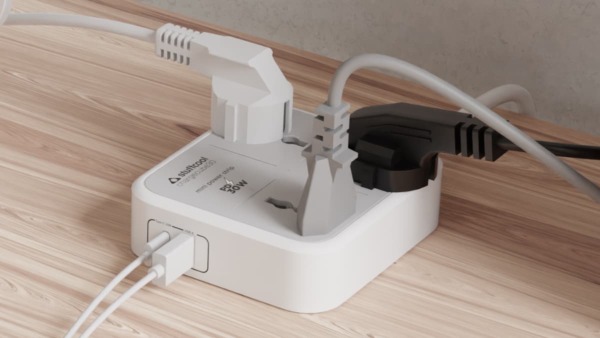 gizarenablog's tweet image. Stuffcool ChargeCube 30 Power Strip with 30W PD PPS Type-C Port, USB-A Port, 3 Universal AC Sockets Launched at ₹2,499.

Read more: gizarena.com/stuffcool-char… 

@Stuffcool #StuffcoolChargeCube #Stuffcool #USBPD