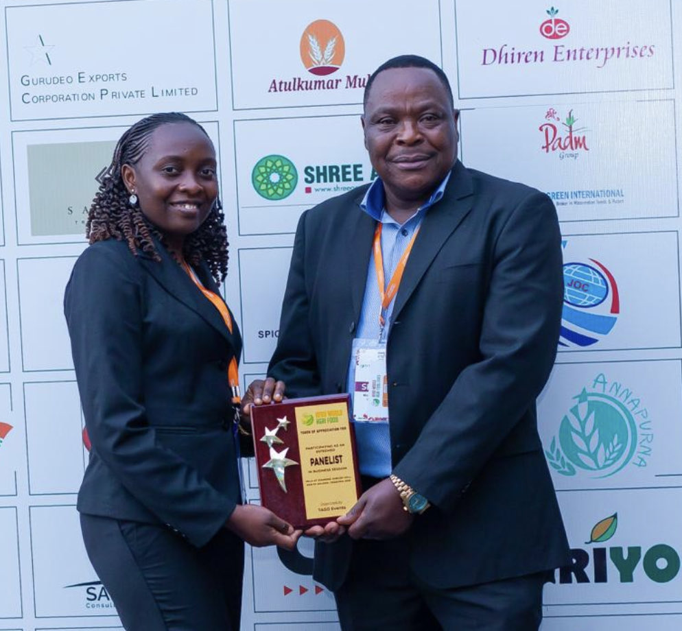 We finally did it at the largest Afro World Agri Food conference in Dar es salaam. As one of the speakers we spoke about the ⁦<a href="/ClintonFdn/">Clinton Foundation</a>⁩ work of strengthening Community Managed Seed Supply System in Iringa where farmers multiply and supply quality seeds for fellow farmers