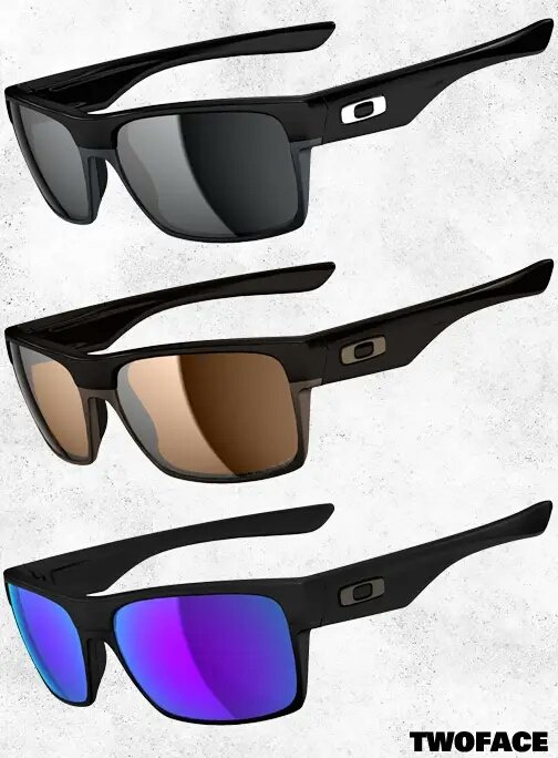 New TwoFace sunglasses double your pleasure with two different frame materials that combine for one killer look. 
#oakleysunglasses
