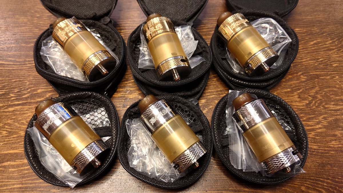 bakuendo_vape's tweet photo. MRN RTA 「BEAST」30mm
モクモク用大型RTA
内径5mmのコイルが収まります
ご希望の方はDMください
#MRN #Beast #RTA #MRNMODZ #vape #liquid #bakuendo #爆煙堂 #電子タバコ #ベイプ #水戸 #水戸市 @爆煙堂 https://t.co/smfWFfJwqn