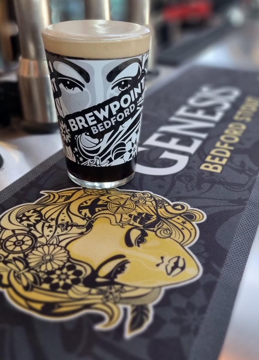 BedfordBluesRFC's tweet photo. Part of this relationship sees a new beer hit the taps as Genesis Bedford Stout launches at tomorrow’s game 🍺
Brewed less than two miles from Goldington Road at the @brewpointuk site 👌
➡️ https://t.co/M6grZHMKHb
We can’t wait to sample a pint 🍻
#BluesFamily #LocalBrewing https://t.co/lMn3FUPPMn