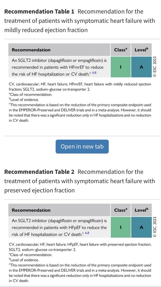 An historic Class 1A recommendation for HFpEF. Expected but still remarkable. #ESCCongress @escardio Proud of the many who brought this forward for our patients. @MkosiborodMD @MidAmericaHeart @saintlukeskc