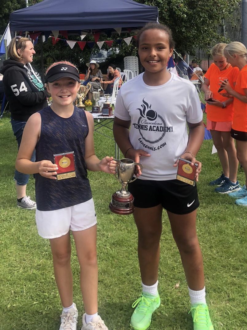 The new Oxford County U12 Doubles Champions proud mummy moment 🤩🤩#girlpower #LTA