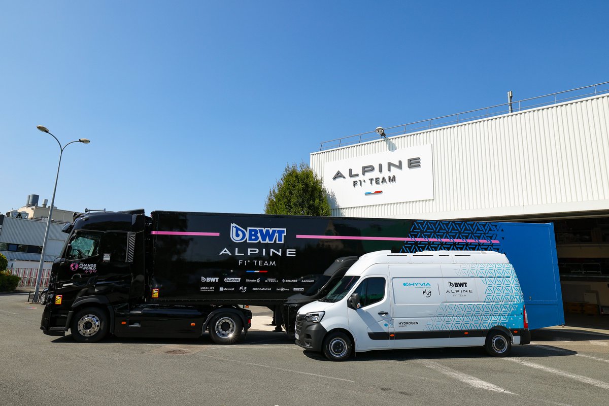 HYVIA_Official's tweet photo. HYVIA and @PlugPowerInc are official partners of @AlpineF1Team at the Formula 1 Grand Prix Zandvoort
A conference ”Fueling the future with hydrogen” will open it.
A time to share their respective commitments to sustainable hydrogen mobility.

👉 https://t.co/H87qgfqYzS https://t.co/Vv4DHGxxmD