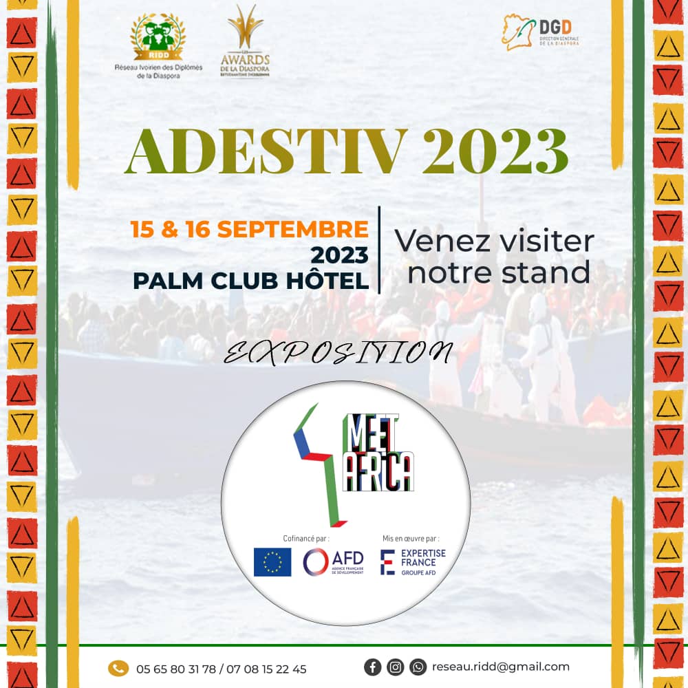 Ridd_ci's tweet photo. Expertise France est l'agence publique de conception et de mise en oeuvre de projets internationaux de coopération technique. Et elle sera au ADESTIV23.
𝐋𝐞 𝐑𝐃𝐕 𝐞𝐬𝐭 𝐩𝐫𝐢𝐬 𝐩𝐨𝐮𝐫 𝐥𝐞𝐬 𝟏𝟓 𝐞𝐭 𝟏𝟔 𝐒𝐞𝐩𝐭𝐞𝐦𝐛𝐫𝐞 𝐚̀ 𝐥'𝐡𝐨̂𝐭𝐞𝐥 𝐏𝐀𝐋𝐌 𝐂𝐋𝐔B.
#exposition https://t.co/fvdajXH6Kt