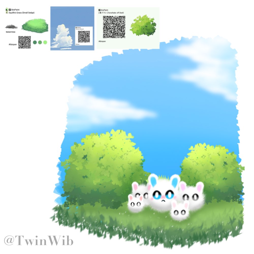 TwinWib's tweet photo. “Fluff Bun(Rio)”
I never try the ibis brush from QR code so..now I try. It’s great!! 🤩✨
#MyArt #MyStyle #MyRole #MyOc #Bunny #GreatView #NiceSky #FluffyFur https://t.co/j4dZ0LCmof