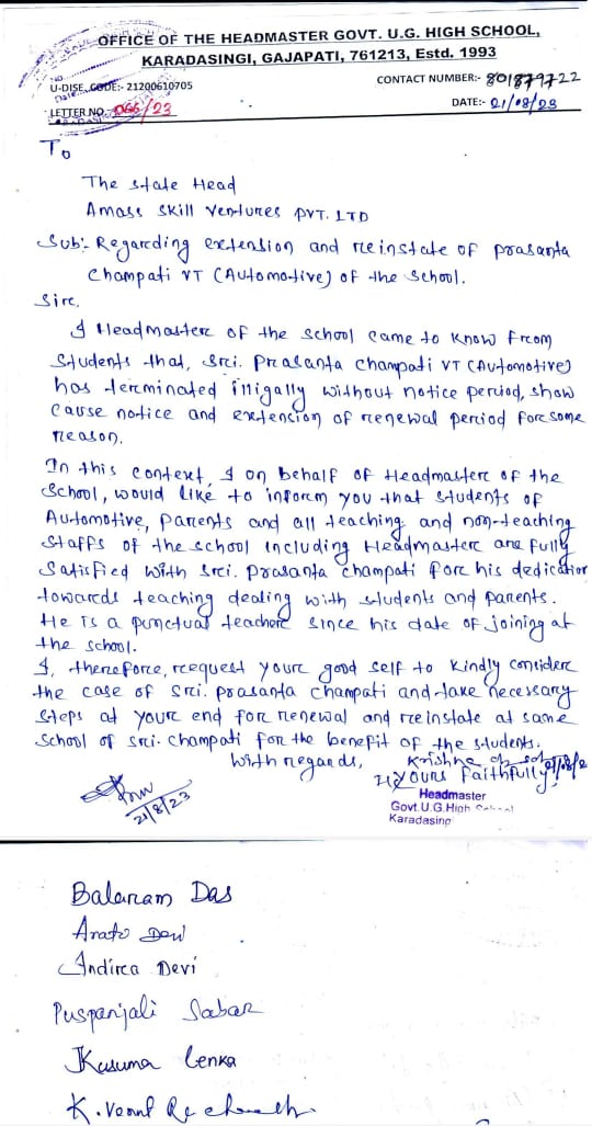 ovtagajapati's tweet photo. @BJDITCell @OSEPA_Official @SMEOdisha @MarndiSudam @Vkpandianfancl1 @Naveen_Odisha @dpradhanbjp @DM_Gajapati ଯଦି ଏହାର କିଛି ବିହିତ ପଦକ୍ଷେପ ନ ନୀଆ ଯାଏ ତାହାଲେ ଆଗାମୀ ଦିନରେ ସଂଘ ରାଜରାସ୍ତାକୁ ଓହ୍ଲାଇବ l https://t.co/hSInPcMeqJ