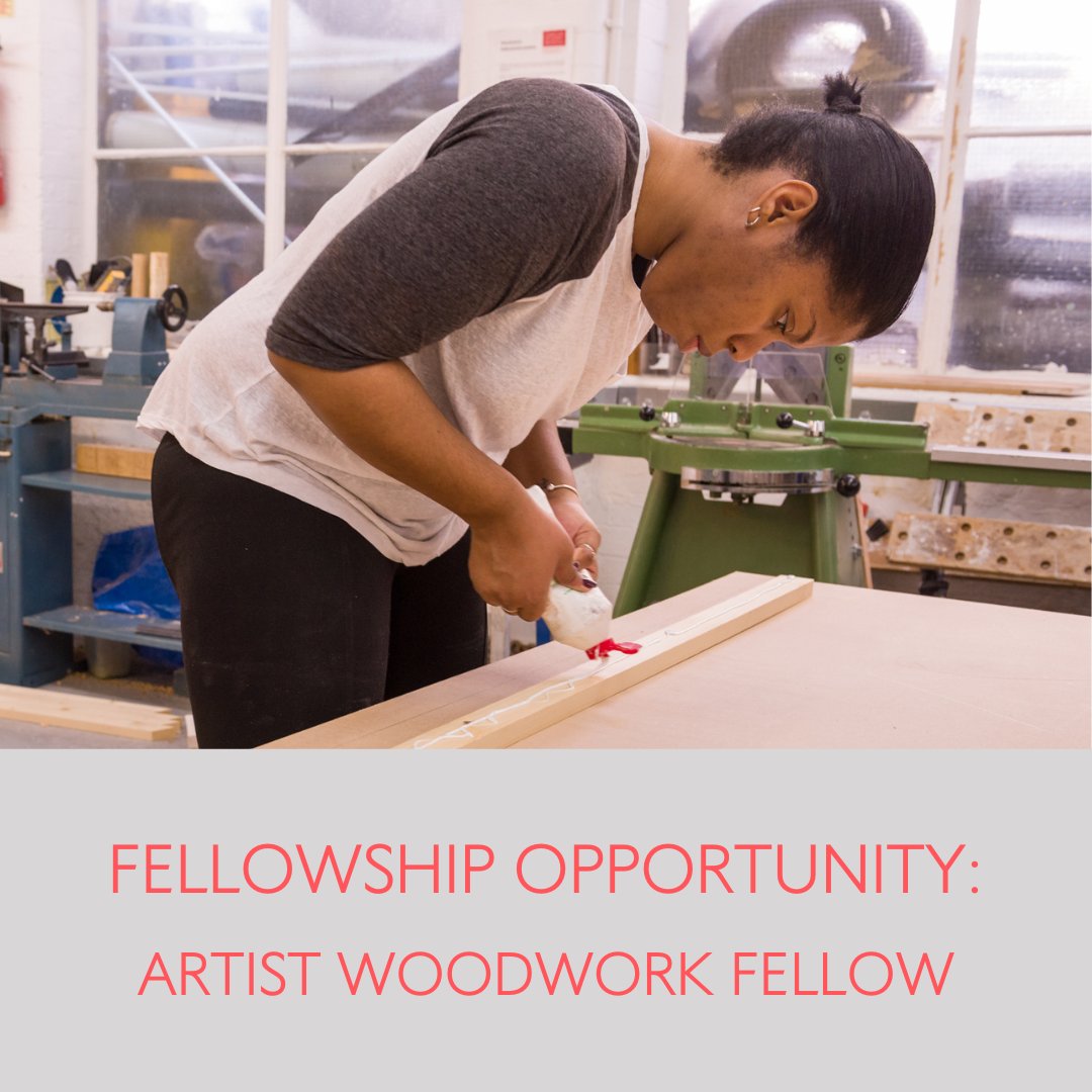 We are seeking applications for a 1-2 year Artist Woodwork Fellowship. Find out more and apply via our website: cityandguildsartschool.ac.uk/vacancy-artist… Closing Date: Thursday 31st August