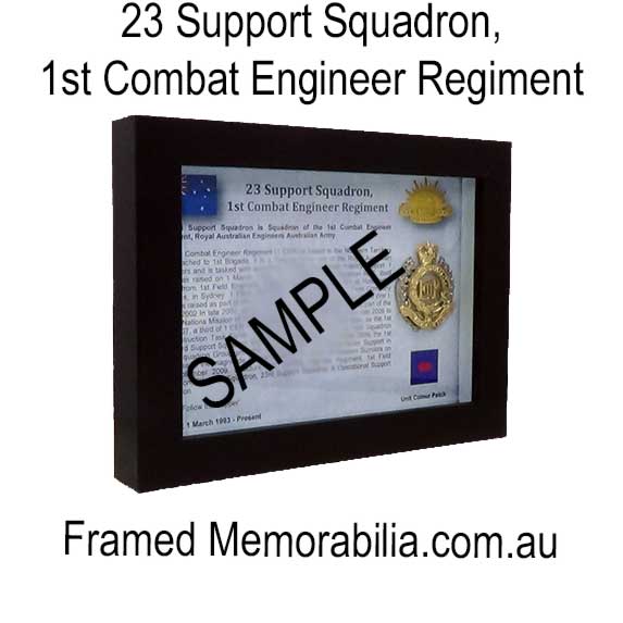 23 Support Squadron, 1st Combat Engineer Regiment
framedmemorabilia.com.au/product/23-sup…
#RAE #AusArmy #army #australianarmy #GoodSoldiering #ourarmy #AnzacDay #christmas #giftfordad #mensshopping #giftideas #mancave #2CER #1CER #meetourpeople