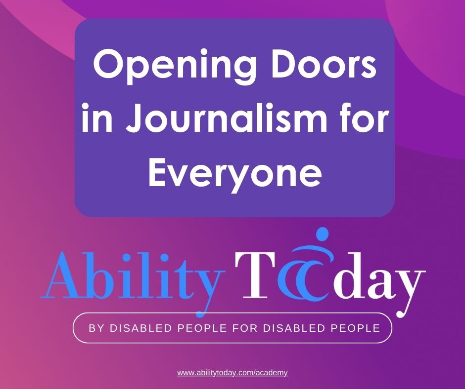 Are you passionate about journalism but feel limited by your disability? The NCTJ Diploma course, in collaboration with Ability Today, is here to help. Tailored to provide equal opportunities with full inclusive access. #EmpowerWithAbilityToday #NCTJForAll