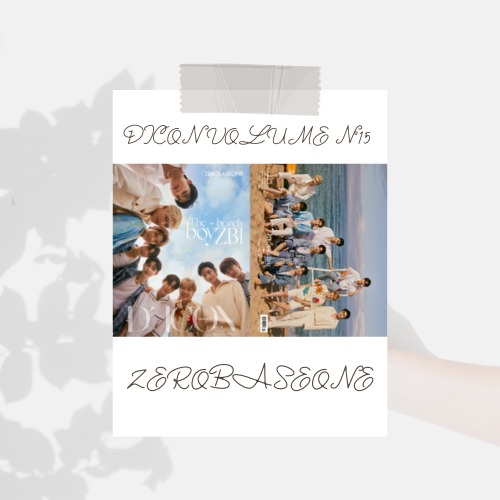 stylekoreanblog's tweet photo. [🔔PRE-ORDER🔔]   

DICON VOLUME N°15 ZEROBASEONE 
: The beach boyZB1

GROUP VER ➡ https://t.co/tkXPBzxarA
MEMBER VER ➡ https://t.co/NmDXy4p1O7 https://t.co/TMyuNncQHo