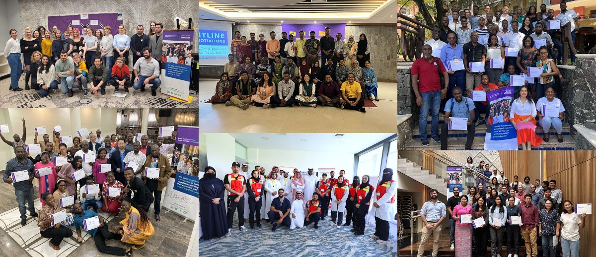 frontline_nego's tweet photo. 📷 Are you one of the 1000 humanitarians who joined the #CCHNcommunity in 2023?
#CCHN workshops are peer exchanges sharing their field experiences and learning about negotiation tools.
Already a member?
➡️ Come see the latest events on CCHN Connect 👉 https://t.co/W5mvK36EM8 https://t.co/10GzYSadZ9