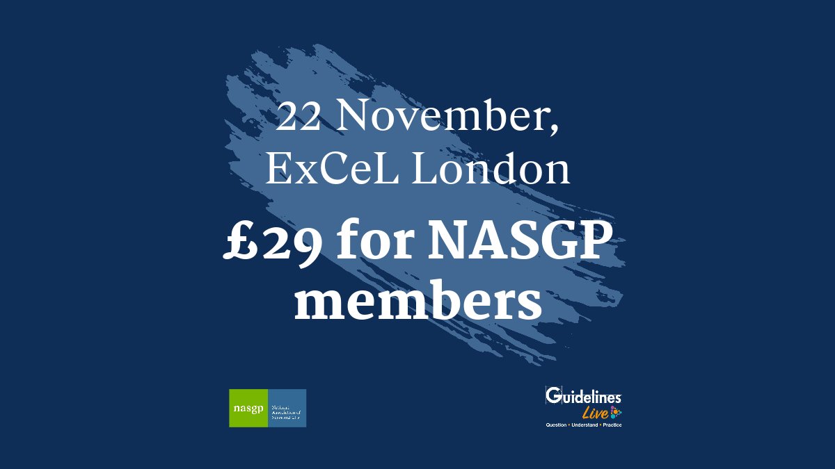 NASGP's tweet photo. 🔗 Join us at @GuidelinesLive: https://t.co/z5FiyGuc7K https://t.co/4p8DHEiDyQ