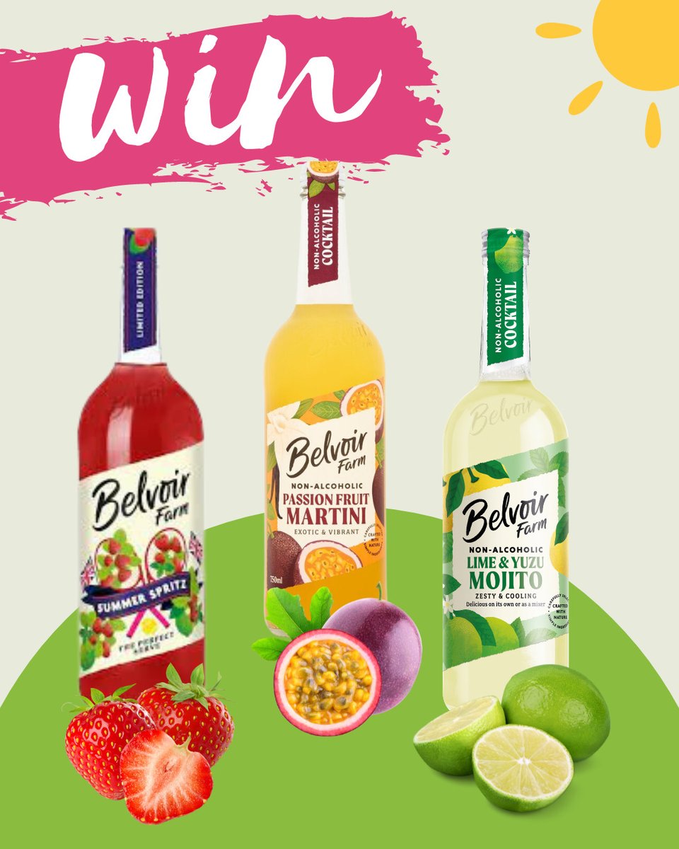 IT'S #COMPETITION TIME! ✨ We are giving you the chance to #WIN this Belvoir Farm summer drinks bundle to help you host the end of summer garden party of dreams 🍹☀️ Simply follow us &amp; RT to enter. Also open on FB &amp; IG. #Giveaway closes midnight 28/08. UK only.