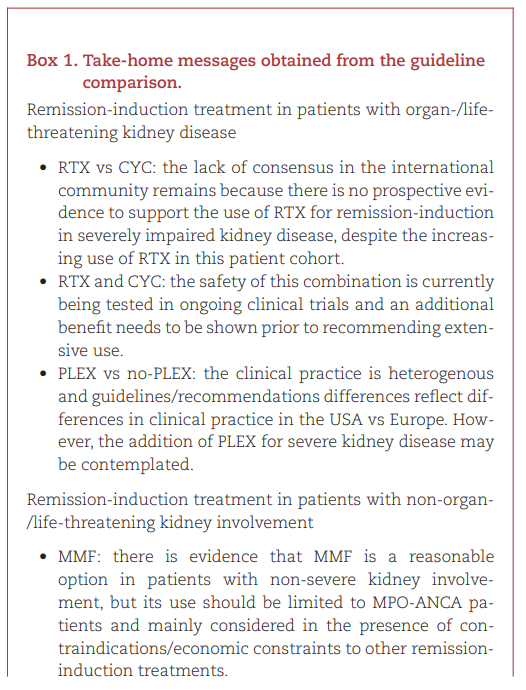 NDTsocial's tweet photo. Management of antineutrophil cytoplasmic antibody–associated vasculitis with glomerulonephritis as proposed by the ACR 2021, EULAR 2022 & KDIGO 2021 guidelines/recommendations
🔓https://t.co/hSOCrZoY3a
📸Comparison of ACR/VF guidelines, EULAR recommendations & KDIGO guideline https://t.co/C80WYOAMMM