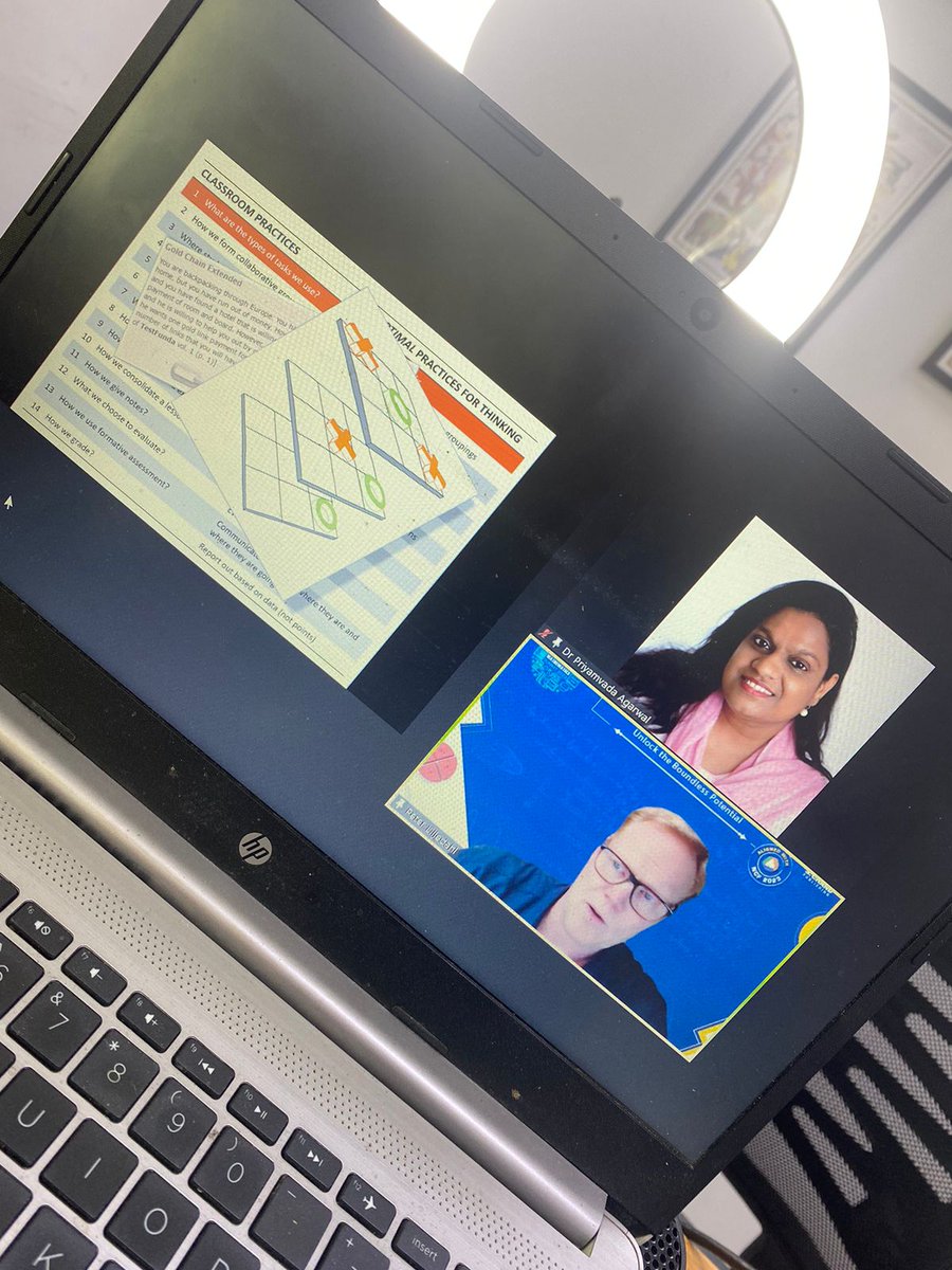 TakeAnEdge's tweet photo. Moderating a session of @pgliljedahl, today in @SChandGroup 's 2nd edition of Mathematics session was an enriching and proud experience. Peter is gold and so are his insights. A big shout out to @pgliljedahl for his generosity in being on our summit. #thinkingclassrooms https://t.co/XIAgfCp0he