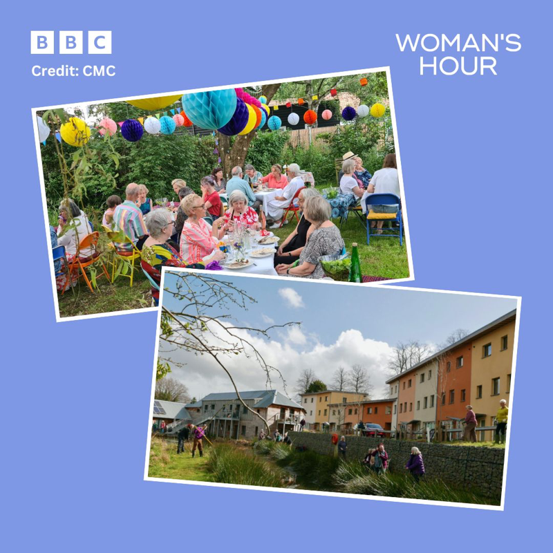 BBCWomansHour's tweet photo. Would you live communally? It may be a way to share childcare, look after each other in old age, or save the planet. 

Listener @nettykanewrites wanted to know how “intentional communities” work.

@MimSkinner &amp; Anne Thorne @CMcohousing join @itsanitarani to answer her questions.