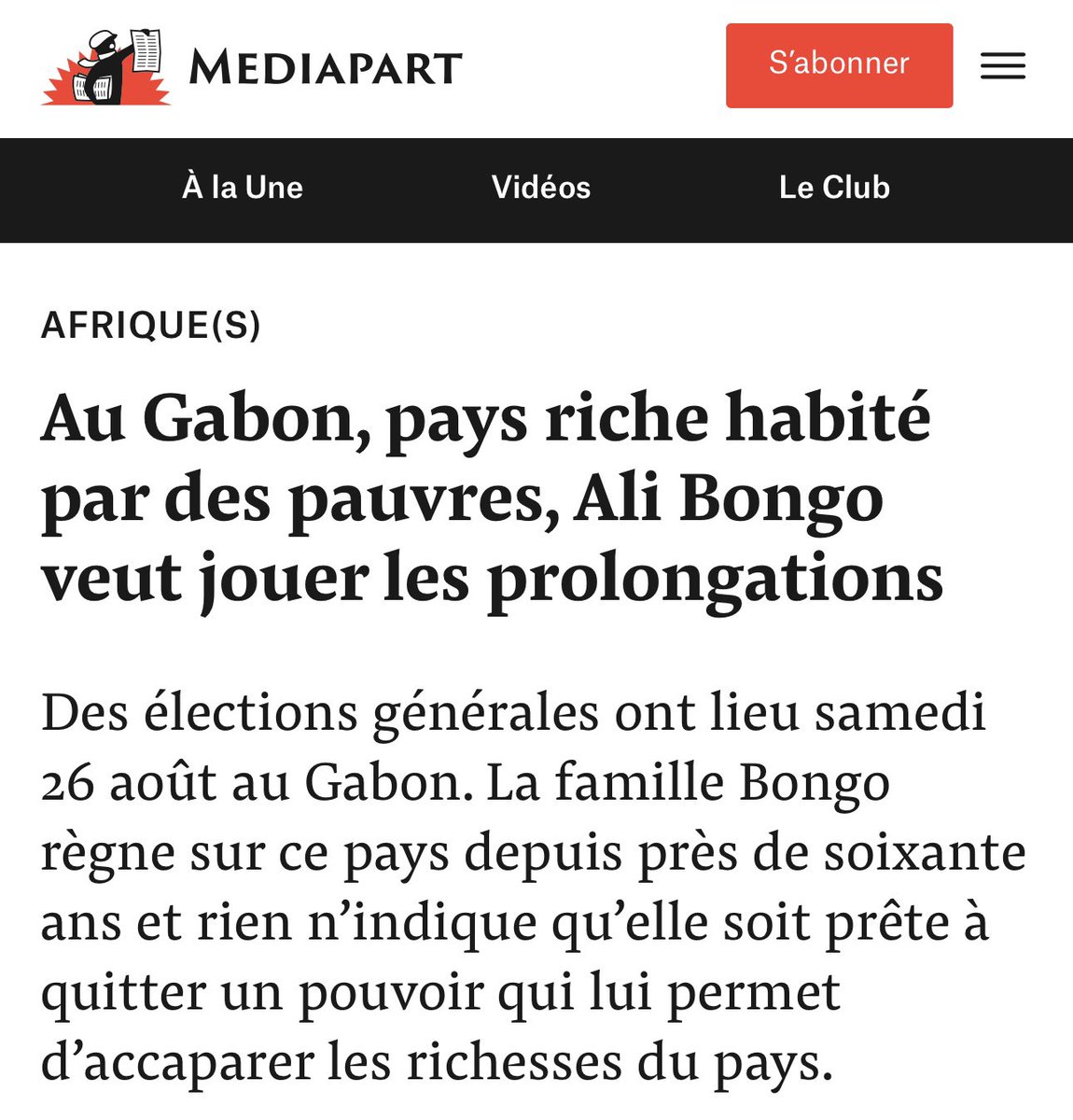 Scheenadonia's tweet photo. Le résumé parfait du pouvoir au #Gabon : s’accaparer des richesses le plus longtemps possibles en créant un système tout aussi égoïste et avide autour de soi pour aider à se maintenir sans se soucier du bien-être ni de la dignité du reste de la population. #MaVoixCompte241 https://t.co/hZGM9EAdES