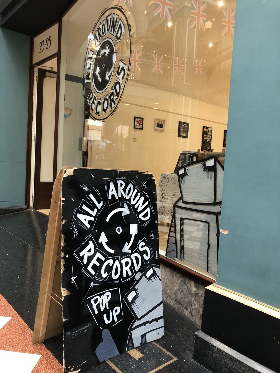 allaroundstore's tweet photo. Last Day at Great Western selling vinyl…but fear not Liskbot is holding the fort on Saturday selling his amazing art that’s your final chance to buy some incredible pieces of artwork from the man himself!!! @GWABirmingham #allaroundrecordstore #vinyl #brum https://t.co/WeiUJ3rCtO