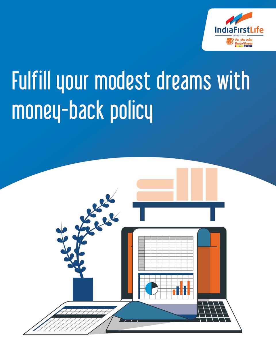 IndiaFirst_Life's tweet photo. Unlock financial wisdom &amp; learn about the benefits of a Money-back policy.

#IndiaFirstLife #Blog #LifeInsurance #Policy #Knowledge #Read #MoneybackPolicy #Savings #Investments #Benefits #Income #Premiums #Family #Returns #ChilledLife #YehTohCertainHai https://t.co/2QfBYIibjq
