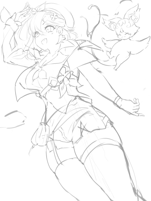 楽描き