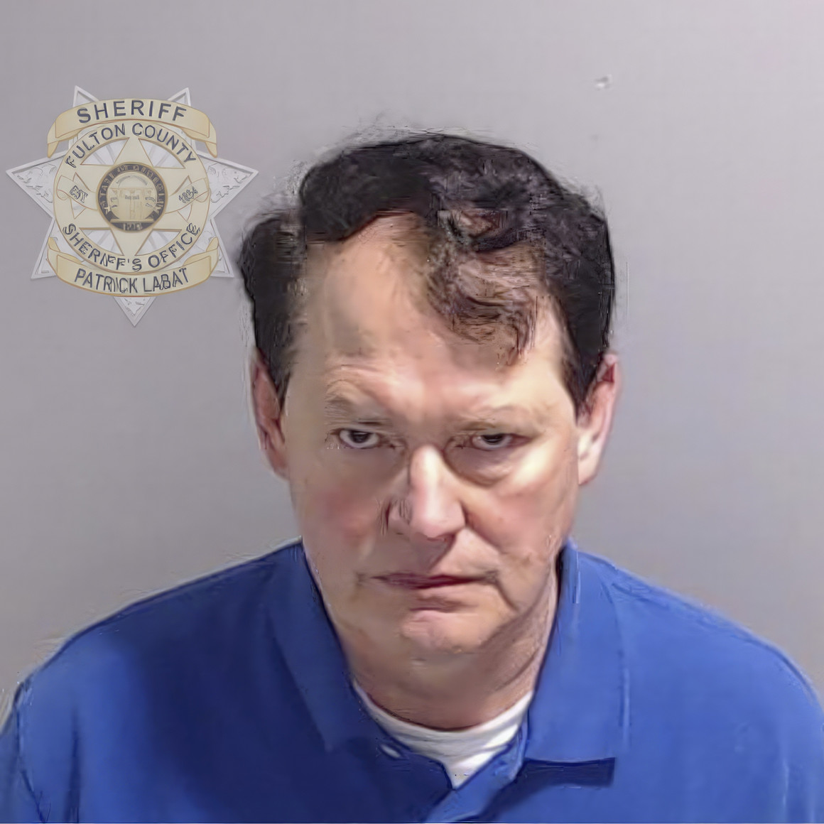 MindsetPeacock's tweet photo. @ConanOBrien your evil doopleganger, Ray Smith, when he was booked in GA. https://t.co/dVLDpu7qqr