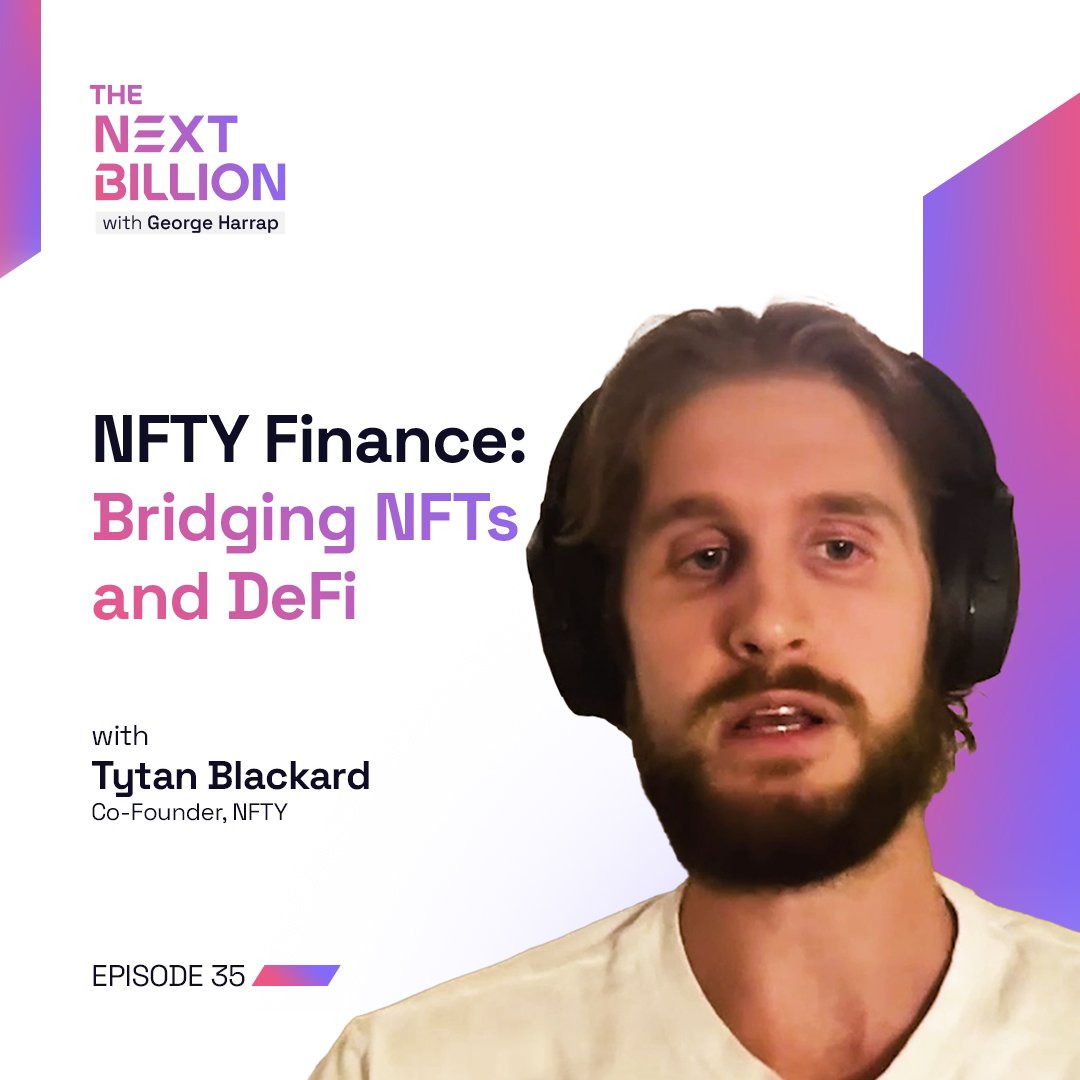 Ever wondered how the fusion of Defi and NFT revolutionized crypto lending? @Tytaninc joins @George_harrap as they discuss NFTY FINANCE: Bridging NFTs and DEFi Here is the summary of episode 35 of @The_NextBillion podcast [A 🧵] ⏩
