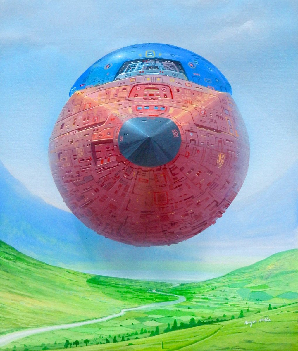HumanoidHistory's tweet photo. Angus McKie's cover art for "Captive Universe" by Harry Harrison, 1978. https://t.co/RQO4ZZSCbG
