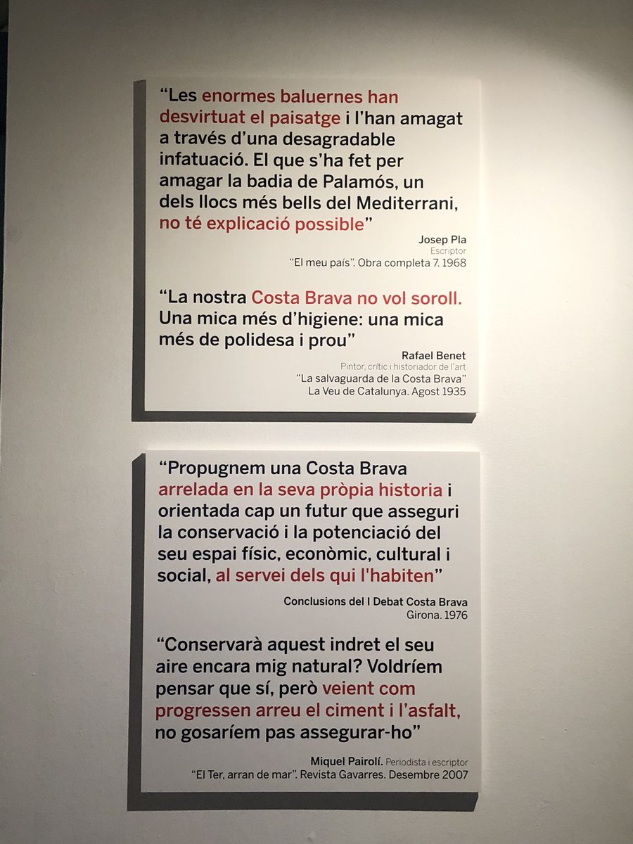 AmicsdLEstartit's tweet photo. A @MuseudelaPesca #Palamós , “Costa esbravada”, exposició impactant de @mrierapla 

Gairebé 60 imatges impreses o projectades retraten la devastació impune del nostre litoral des de fa + de mig segle, amb exemples des de #Blanes fins a #Colera

No us la perdeu❗️
#CostaEsbravada https://t.co/573KCsMLwL
